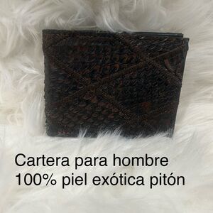 Men's Exotic Python Leather Wallet
